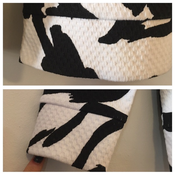 💕Ann Tay Loft Floral Jacquard SweatshirtStyle Top - Picture 6 of 8